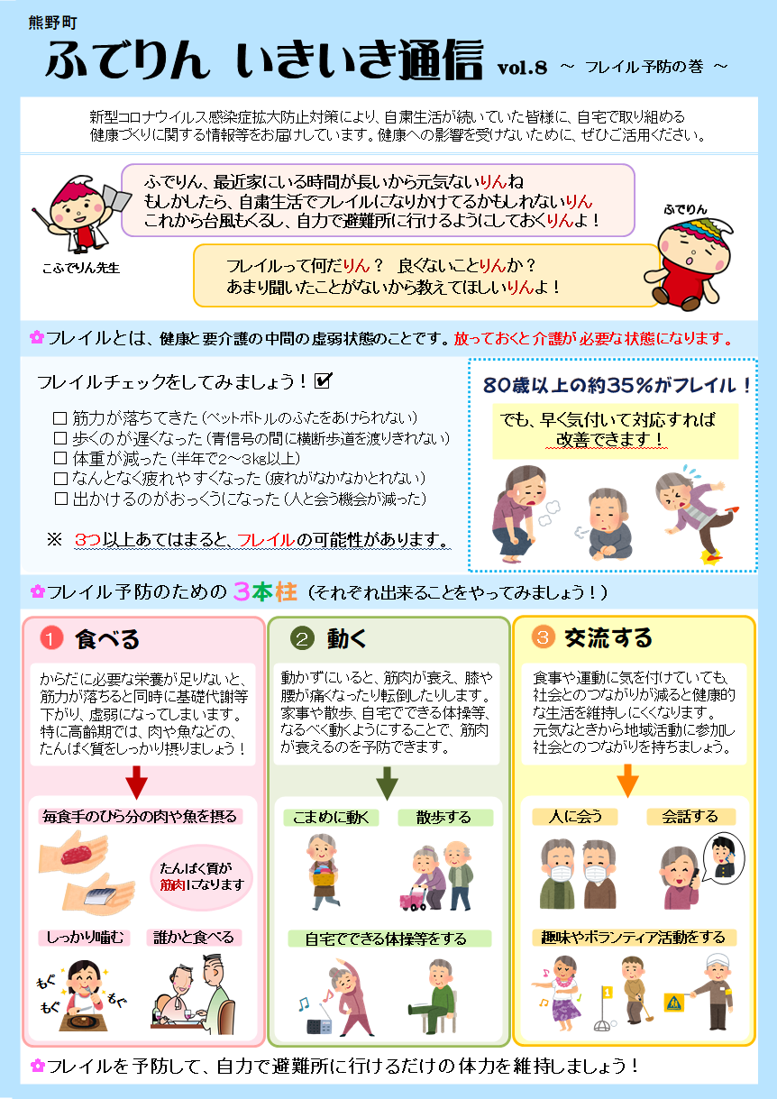 ふでりんいきいき通信8表面