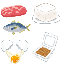 主菜のイラスト