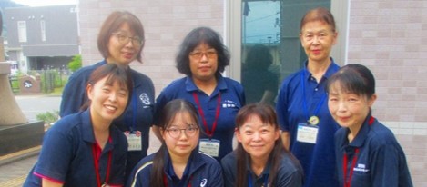 熊野町地域包括支援センタースタッフの集合写真