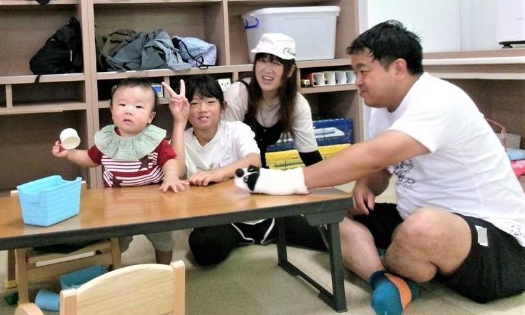 パパママおひさまに参加した家族の様子