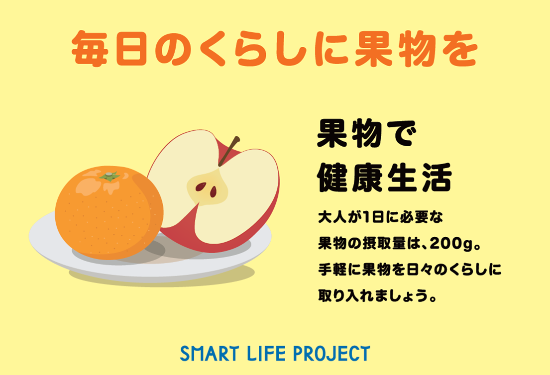 毎日のくらしに果物を