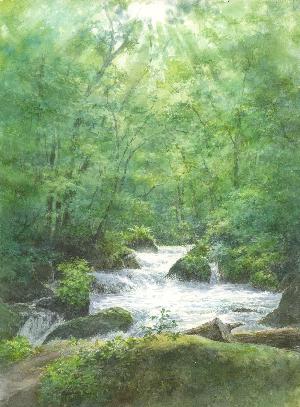 奥入瀬 野村重在作品