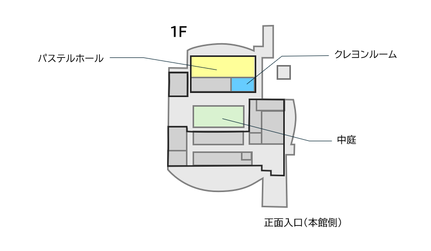 クレヨンルーム等の配置図