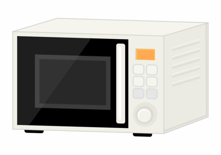 電子レンジのイラスト