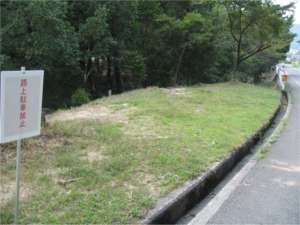 道の脇に立てられた路上駐車禁止の看板の写真