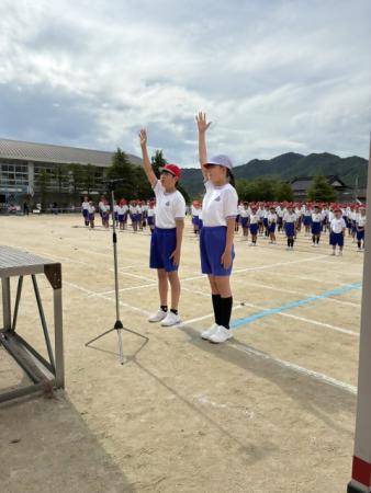 熊野第一小学校運動会の様子