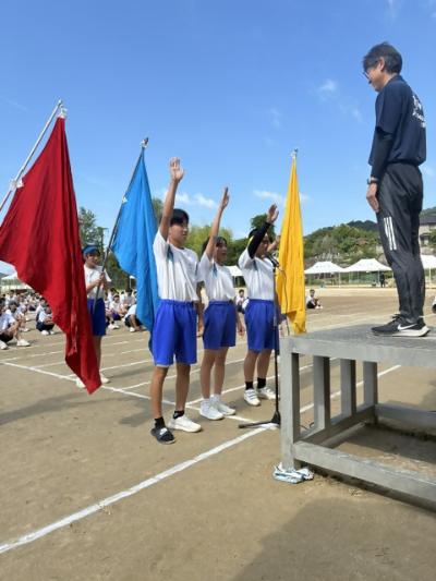 熊野中学校体育祭の様子