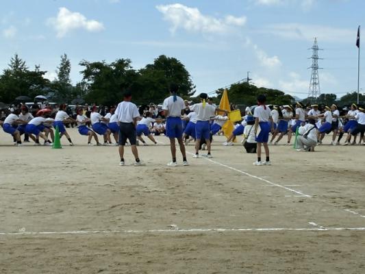 熊野中学校体育祭の様子