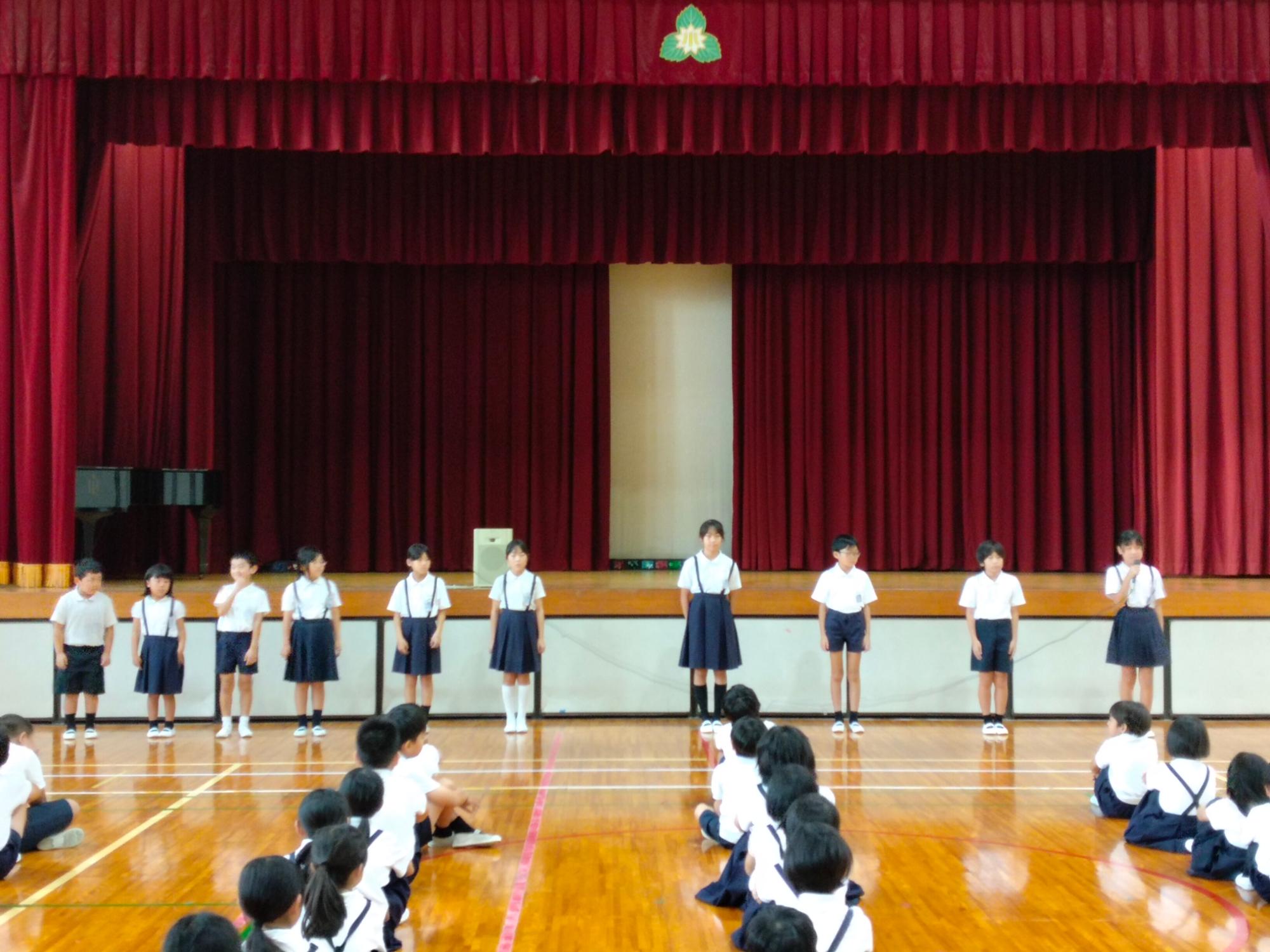 0903学級代表認証式