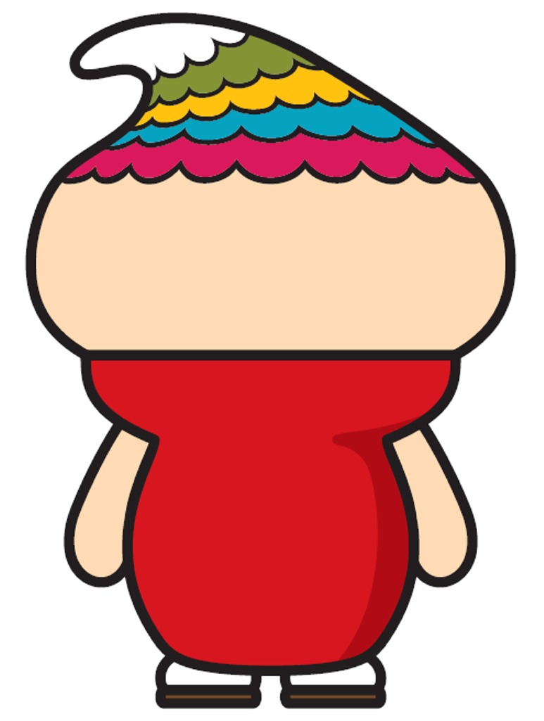 後ろ向きのふでりん