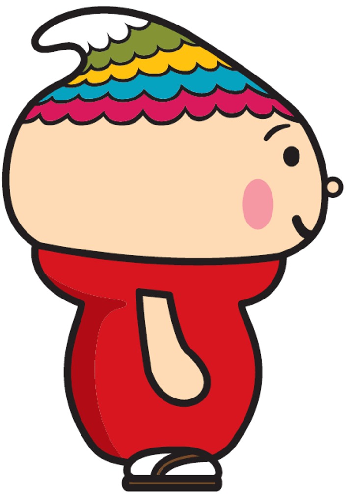 右を向いたふでりん